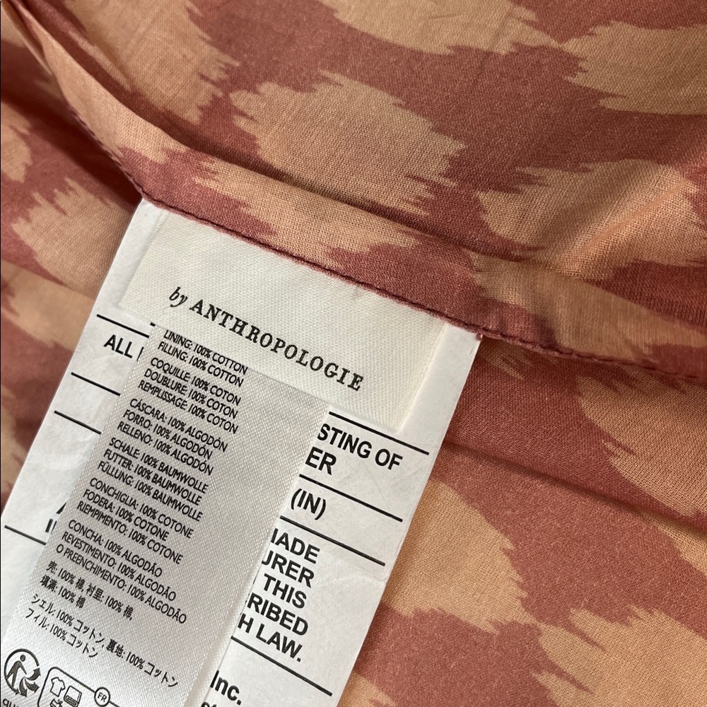 Anthropologie ILuka Eurosham x1 Piece New Out Of Package - Picture 5 of 5